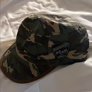 Rip Curl Green Camouflage Hat